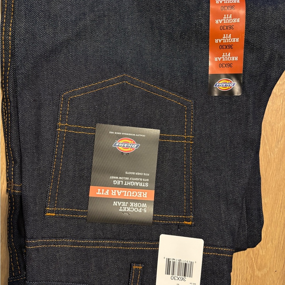 Dickies Men's Straight Leg Jeans - Deep Indigo